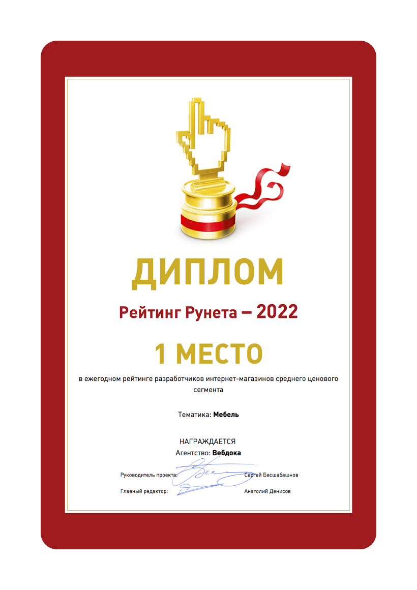 Рейтинг Рунета 2022